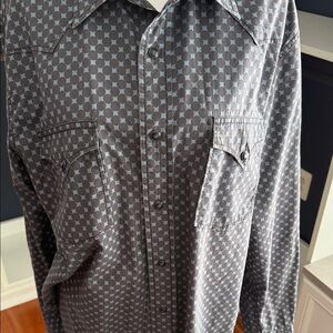 Men's Western Patterned Shirt